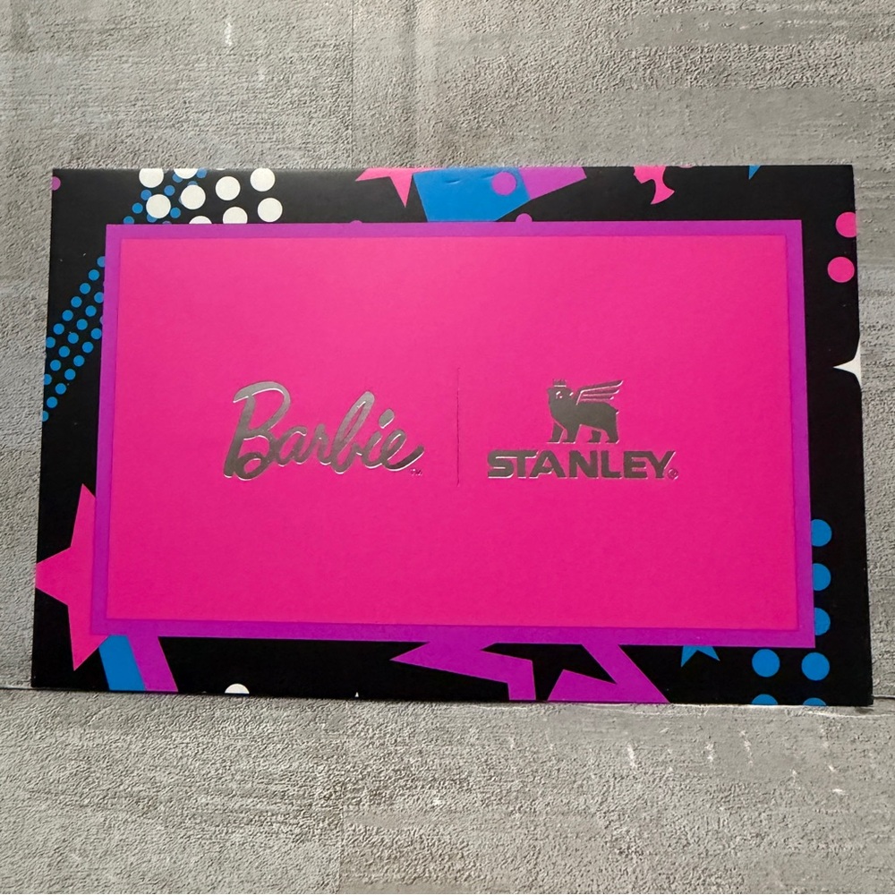 Stanley x Barbie 80's Rocker 65th Anniversary Tumbler‎ Straw & Stickers Only - Picture 3 of 4